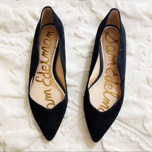 Sam Edelman Suede Riza Flats Size 5 New $110 - Picture 3 of 6
